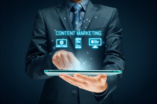 Making content as marketing communication concept
