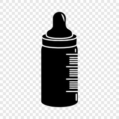 Baby bottle icon. Simple illustration of baby bottle vector icon for web