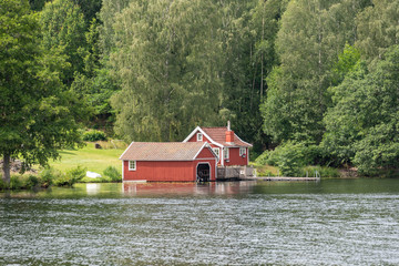 View of Swedish houses