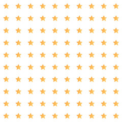 Orange star white background watercolor illustration pattern