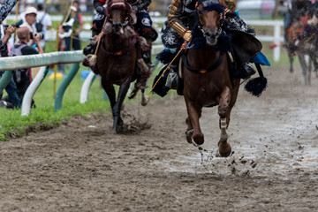 相馬野馬追　甲冑競馬