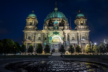 Berlin Cathedral at night (Berliner Dom), Berlin, Germany © Sergey Kelin
