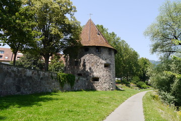 Fototapeta na wymiar Gallusturm in Bad Säckingen