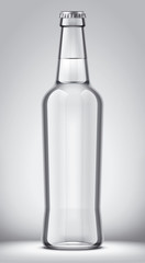 Glass bottle mockup. 