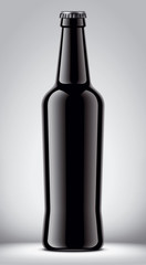 Glass bottle mockup. 