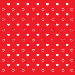  heart seamless pattern valentine vector love cartoon scarf isolated illustration