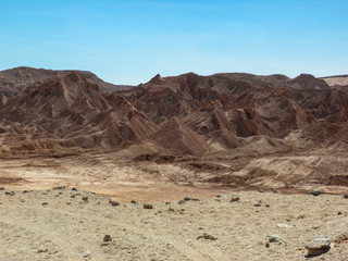 a peaceful street in San Pedro de Atacama in Chile