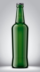 Glass bottle mockup. 