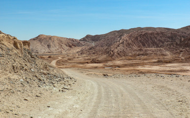 a peaceful street in San Pedro de Atacama in Chile