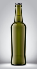 Glass bottle mockup. 