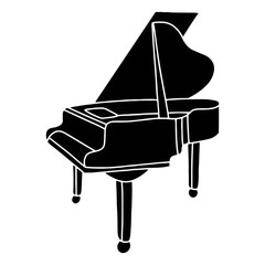 Musical instrument grand piano.