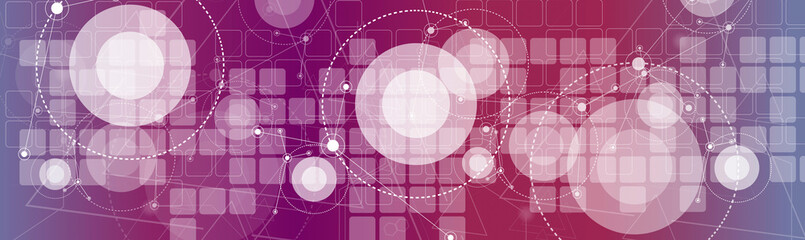 Obraz premium High tech technology geometric