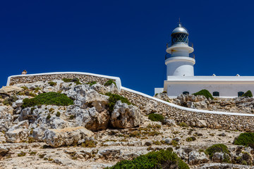 Minorca paese di Fornells e faro di Fornells
