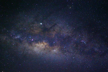 Milky Way Galaxy rising in Sabah Malaysia Asia. Image contain noise and grain due to high ISO....