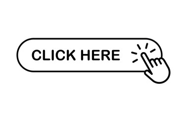 Click here button with hand clicking icon
