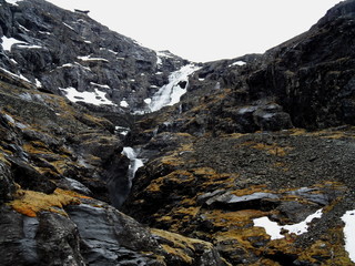 Fototapeta na wymiar mountain stream in the mountains
