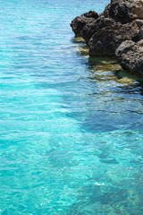 Cyprus konnos Bay beach, blue lagoon