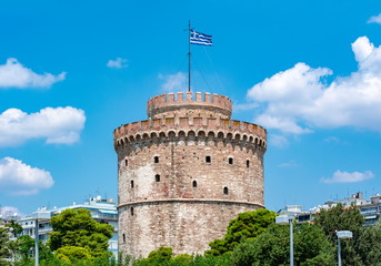 White tower in Thessaloniki, Greece