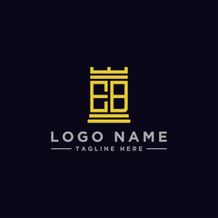 the logo design inspiration for the company from the initial letters EB logo icon. -Vectors