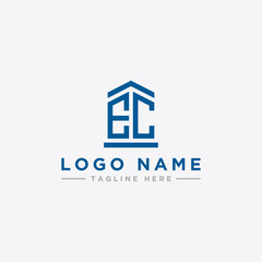 inspiring logo designs for companies from the initial letters of the EC logo icon. -Vectors