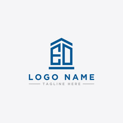 Inspiring company logo design from the initial letters to the ED logo icon. -Vectors