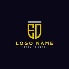 Inspiring company logo design from the initial letters to the ED logo icon. -Vectors
