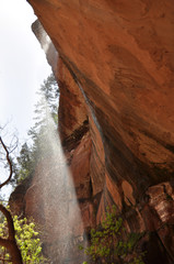 Zion canyon nationalpark in utah americas south west