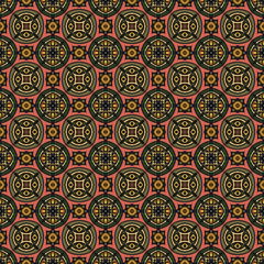 Endless colorful pattern for wallpapers, design and backgrounds, vector seamless pattern.