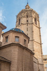 Fototapeta na wymiar The Metropolitan Cathedral–Basilica of the Assumption of Our Lady of Valencia, Valencia, Spain.