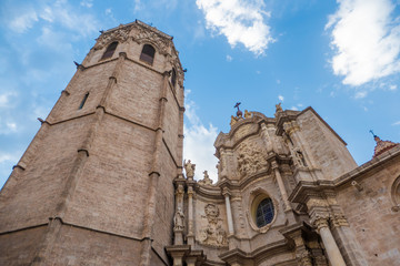 Fototapeta premium The Metropolitan Cathedral–Basilica of the Assumption of Our Lady of Valencia, Valencia, Spain.