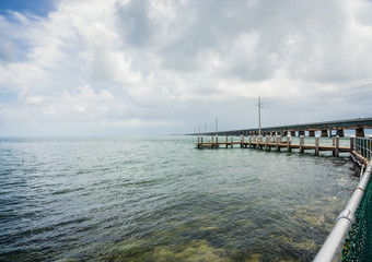 Obraz premium Key west view on a sunny day. Miami, Florida