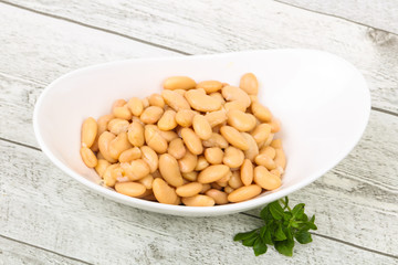 Baked white bean