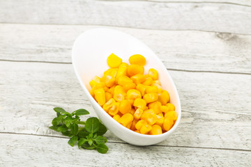 Young sweet corn