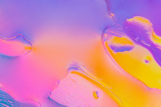 Artsy Neon Purple Texture Liquid background