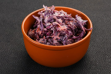 Cole slaw salad with cabbage
