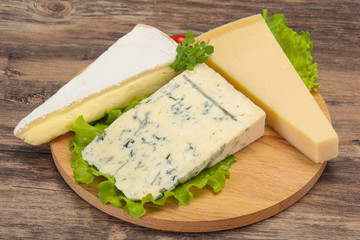 Cheese triangle mix - gorgonzola, brie, parmesan