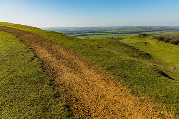 Burton Dassett Hills Country park. Warwickshire, English Midlands, England, UK