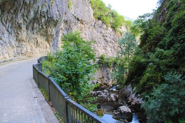 road in the canyon