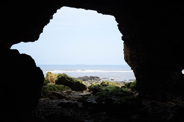 The view from the caves at Blackhall