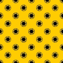 Fototapeta premium Close objective pattern seamless vector repeat geometric yellow for any design