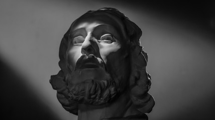 Bust of holy man