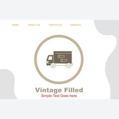 Delivery Truck icon for your project
