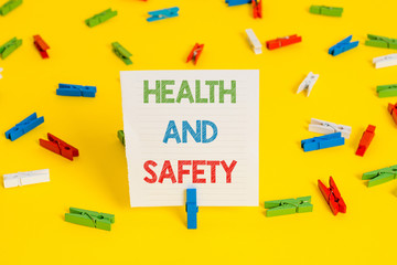 Conceptual hand writing showing Health And Safety question. Concept meaning regulations and procedures intended to prevent accident