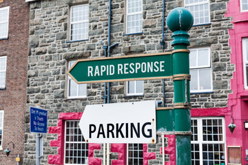 Conceptual hand writing showing Rapid Response. Concept meaning Medical emergency team Quick...