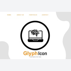 Laptop icon for your project