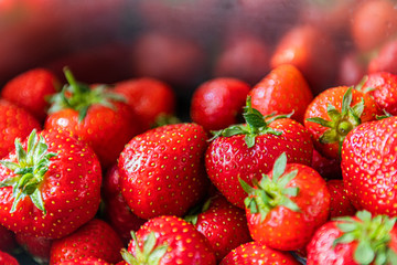 Erdbeeren frisch waschen