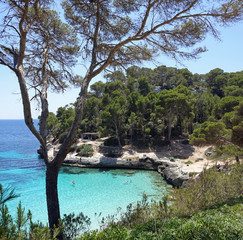 Panoramique d'un paysage de méditerranée