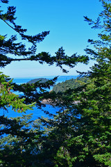 View of Deception Pass near Whidbey Island, Washington