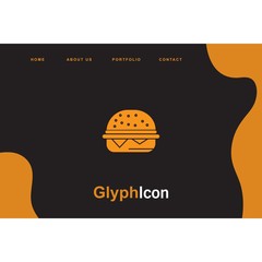 Fototapeta premium Fast Food icon for your project