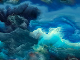 Fototapeta na wymiar Colorful Cloudscape
